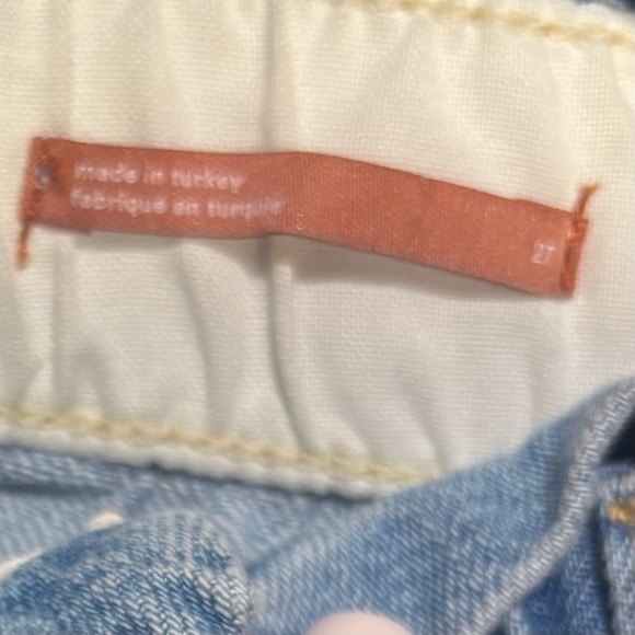 {Pilcro} Anthropologie Paperbag Waist Boyfriend Jeans, Size 27 - Picture 5 of 6